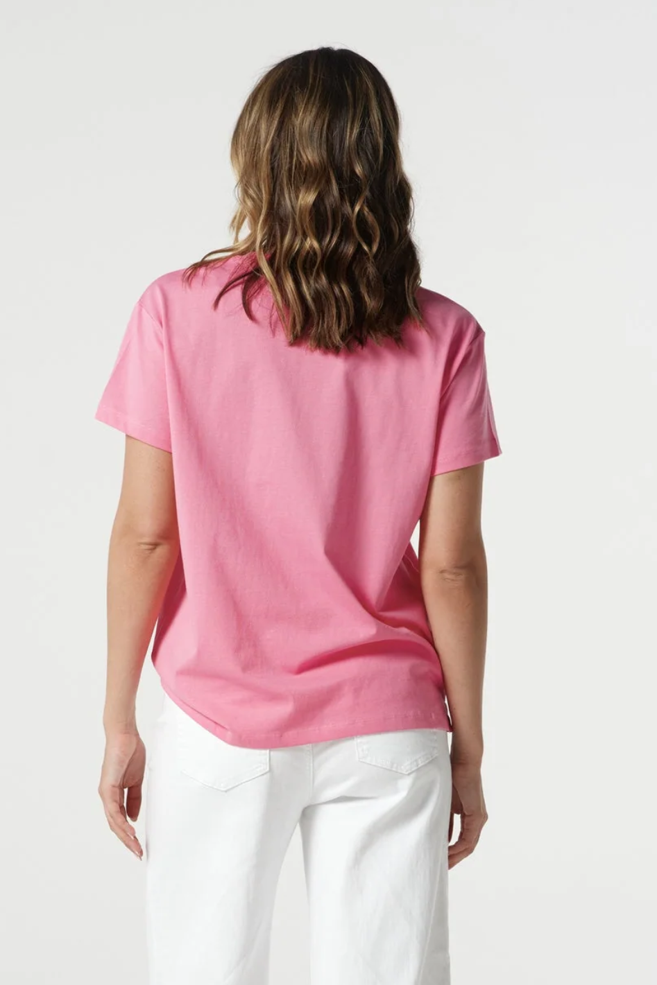 Goondiwindi Cotton GC Cotton Logo Tee in Pink Cosmos 