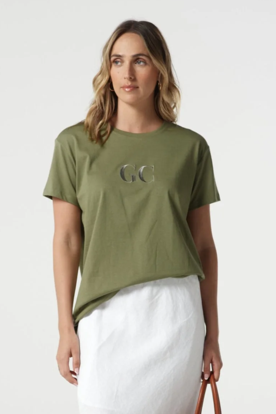 Goondiwindi Cotton GC Cotton Logo Tee  in Sage