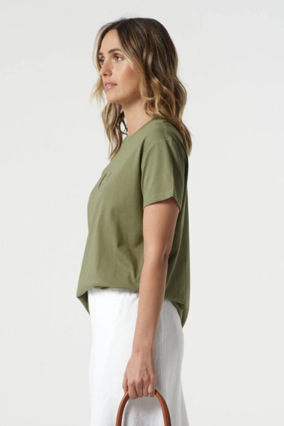 Goondiwindi Cotton GC Cotton Logo Tee  in Sage