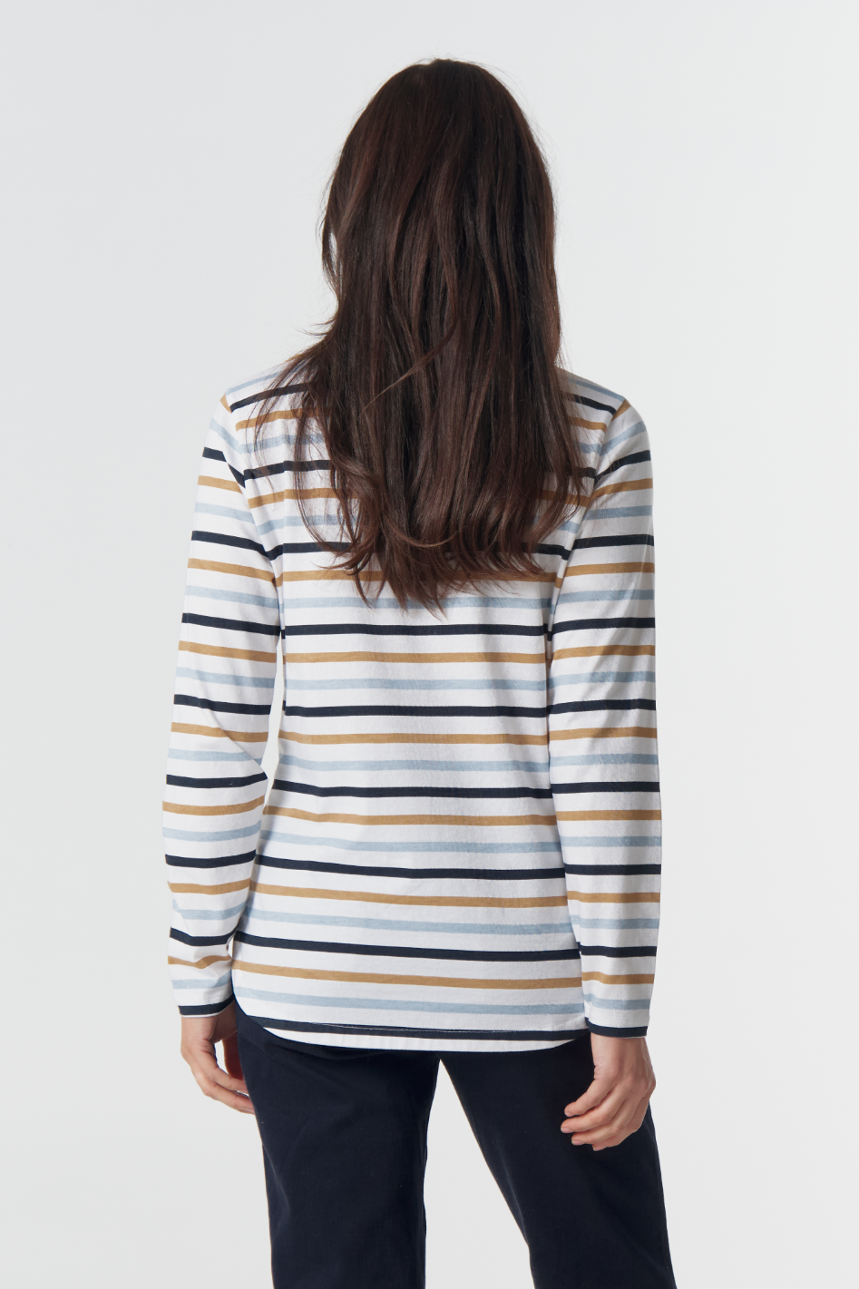 Goondiwindi Cotton Original Multi Stripe Long Sleeve Tee