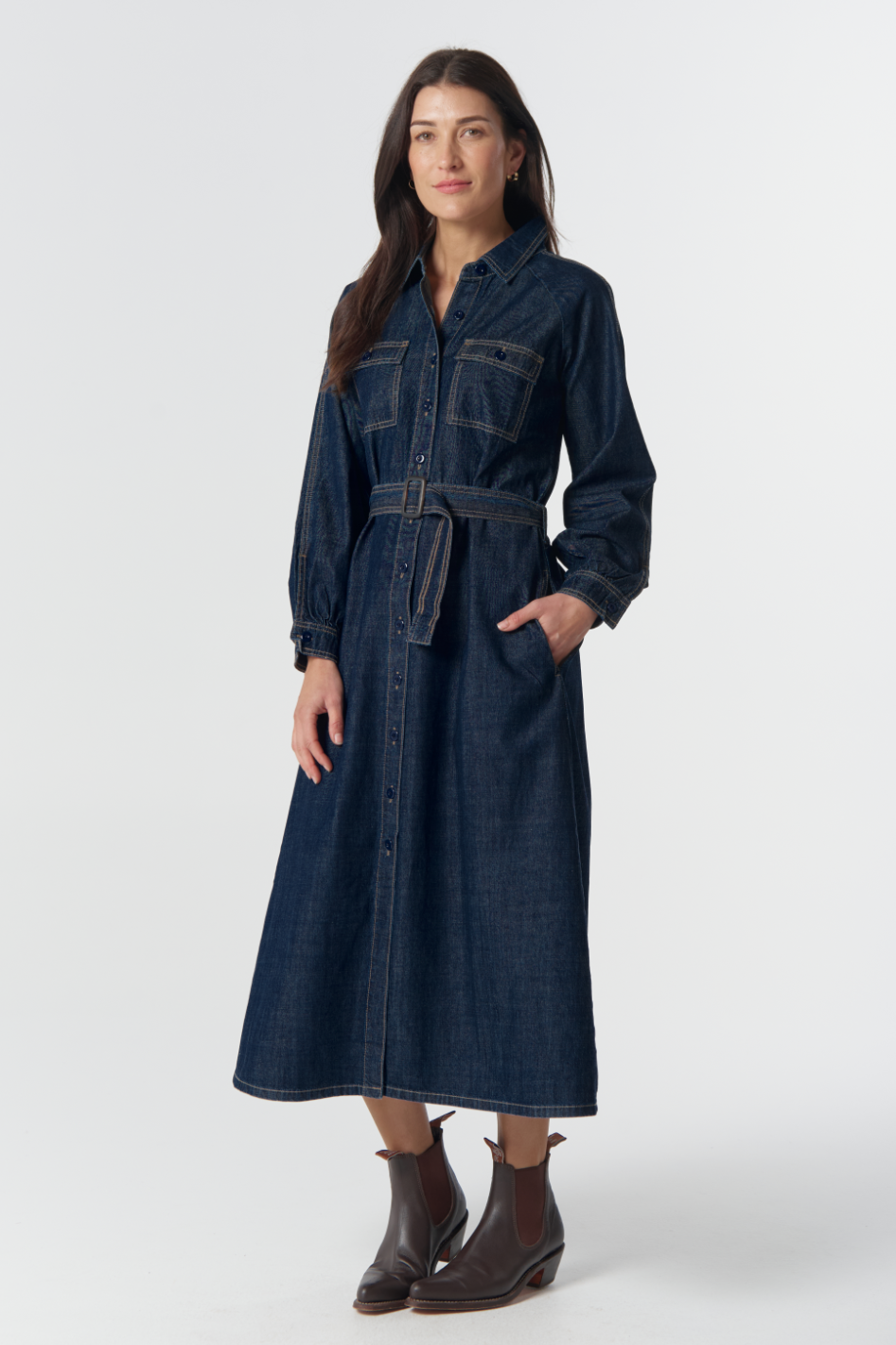 Goondiwindi Cotton Stockman Denim Dress 