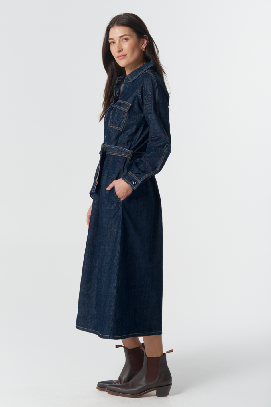 Goondiwindi Cotton Stockman Denim Dress 