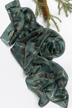 Load image into Gallery viewer, Indus Gumleaf Silk Scarf
