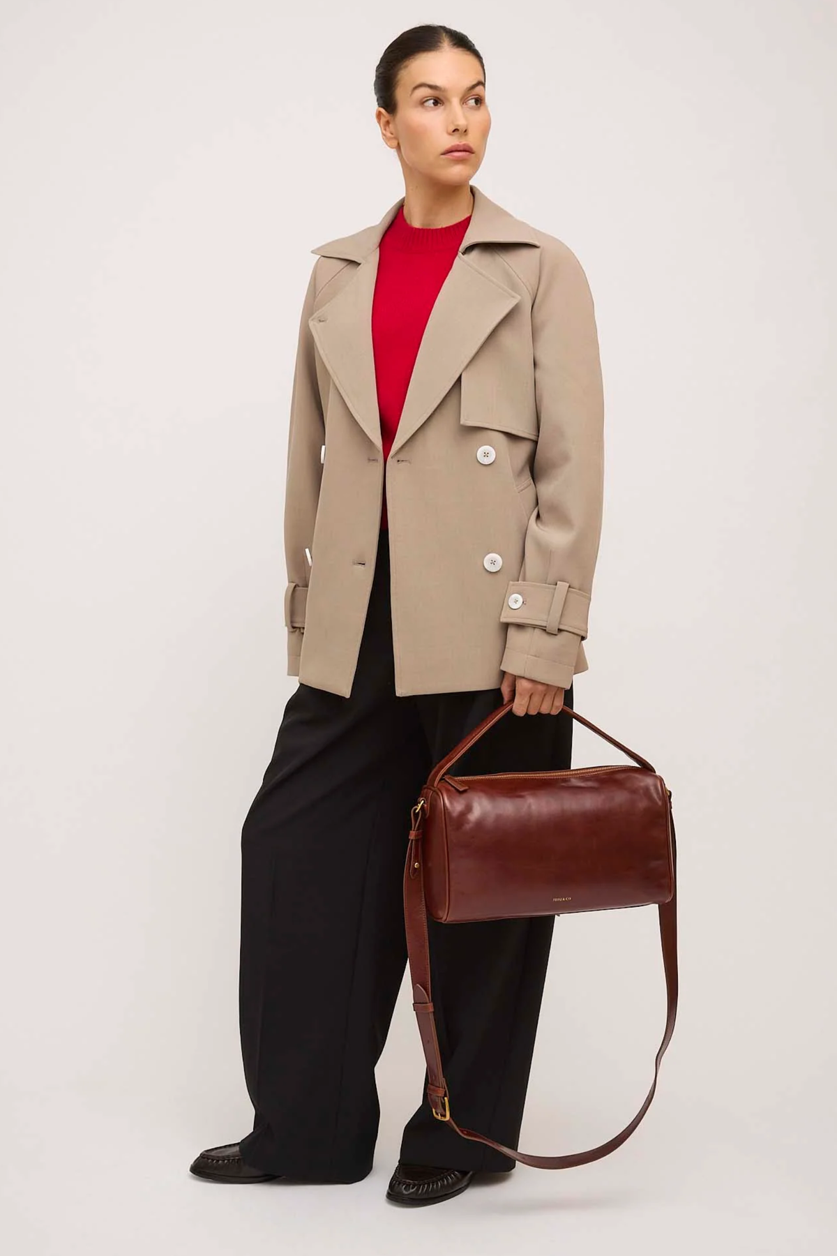 JUJU & CO Bolster Bag in Maple