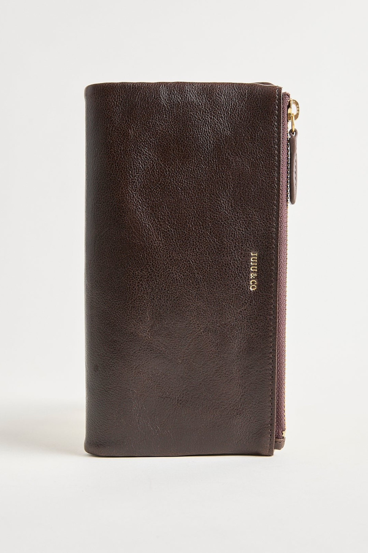 JUJU & CO Large Sabi Wallet in Mahogany