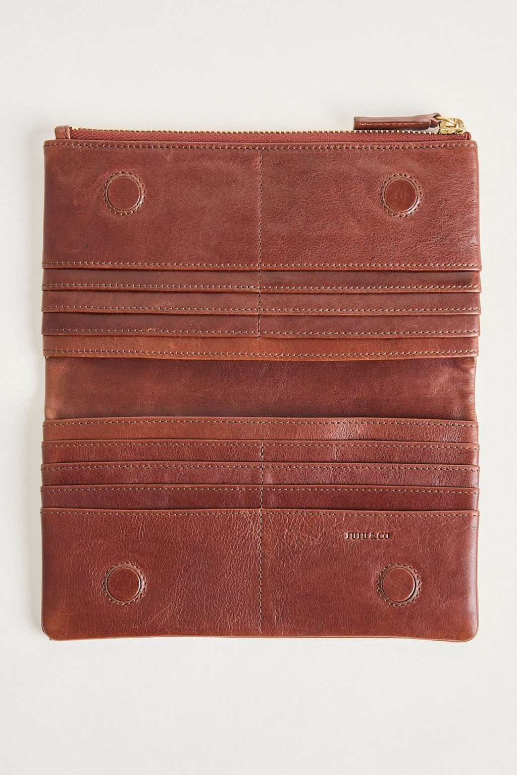 JUJU & CO Large Sabi Wallet in Maple