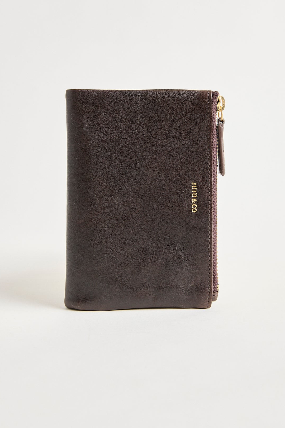 JUJU & Co Small Sabi Wallet in Mahogany