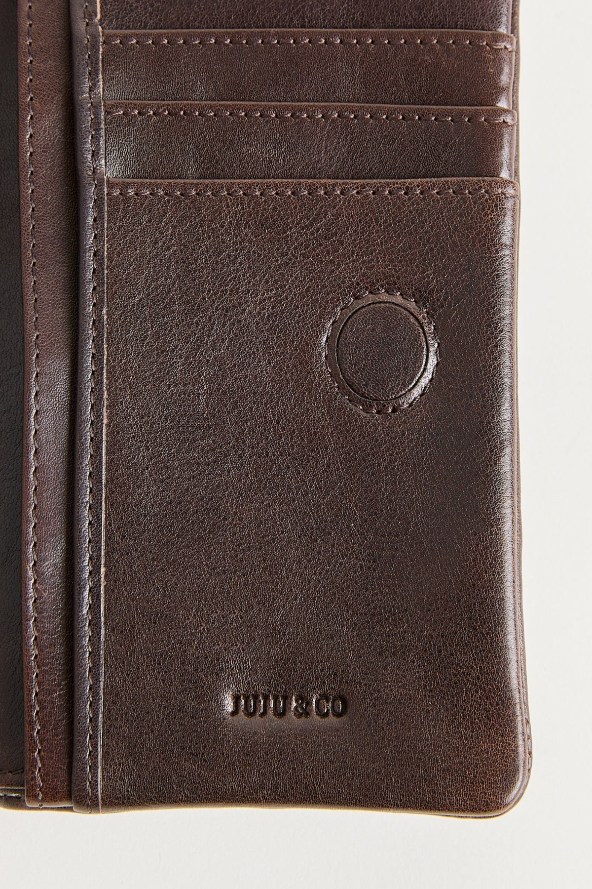 JUJU & Co Small Sabi Wallet in Mahogany