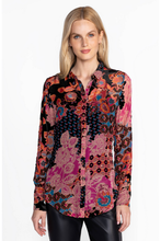 Load image into Gallery viewer, Johnny Was Yrene Burnout Blouse | Alvarado | C11224BO
