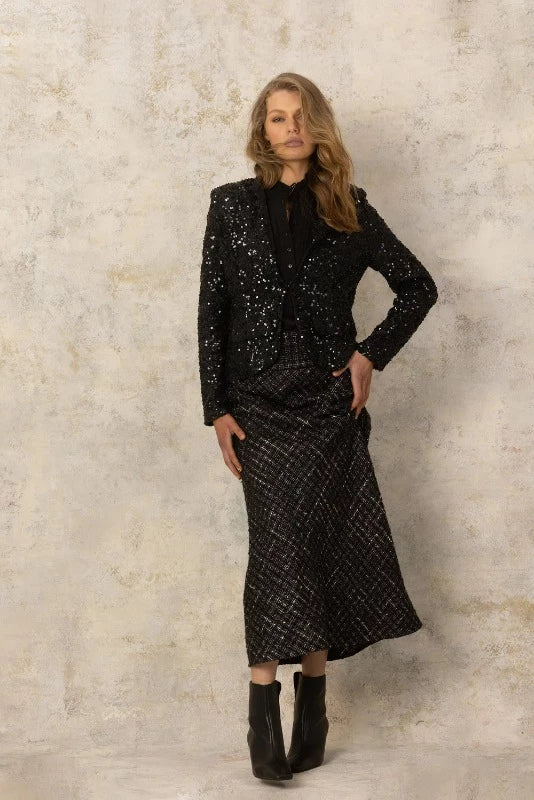 Joey The Label Casablanca Jacket in Black
