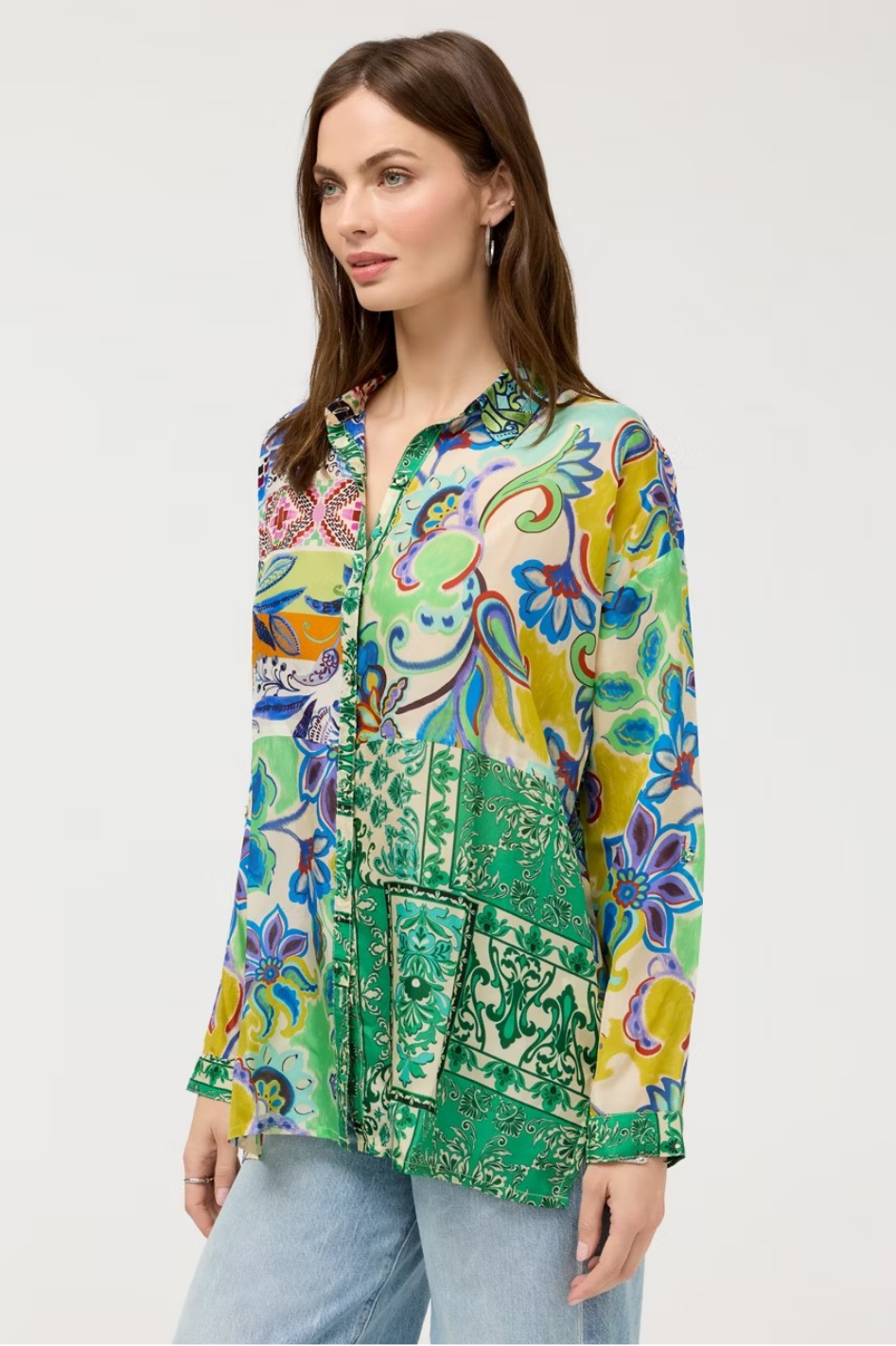 Johnny Was The Audrey Tunic in Ameria Patchwork