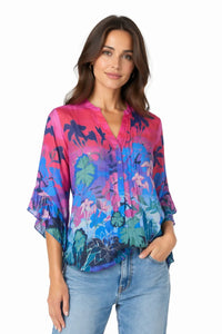 Johnny Was Zellah Blouse | Lavandulah | C11726-2