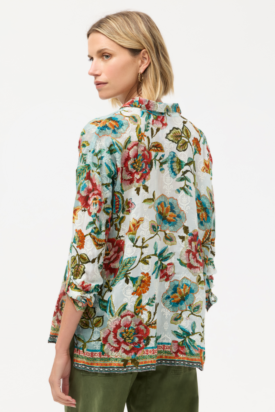 Johnny Was The Audrey Button Up Shirt | Gillian | C19225-E