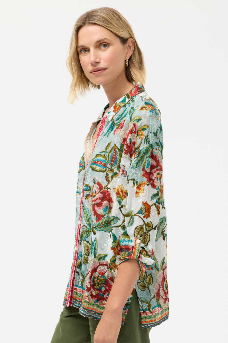 Johnny Was The Audrey Button Up Shirt | Gillian | C19225-E