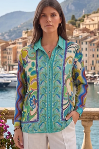 Johnny Was The Audrey Button Up Shirt | Rosea | C15226-3