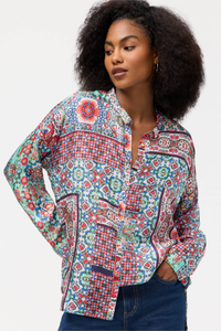 Johnny Was The Audrey Oversized Blouse | Selia | AUC15625-O