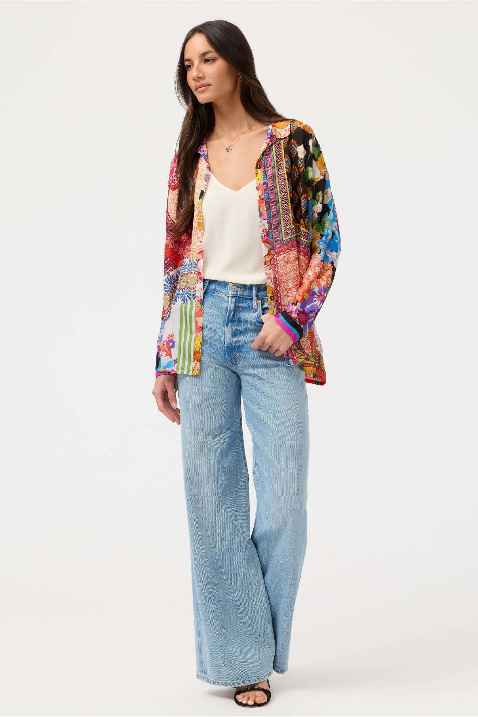 Johnny Was The Audrey Shirt | Magnolia Patchwork | C10726-1