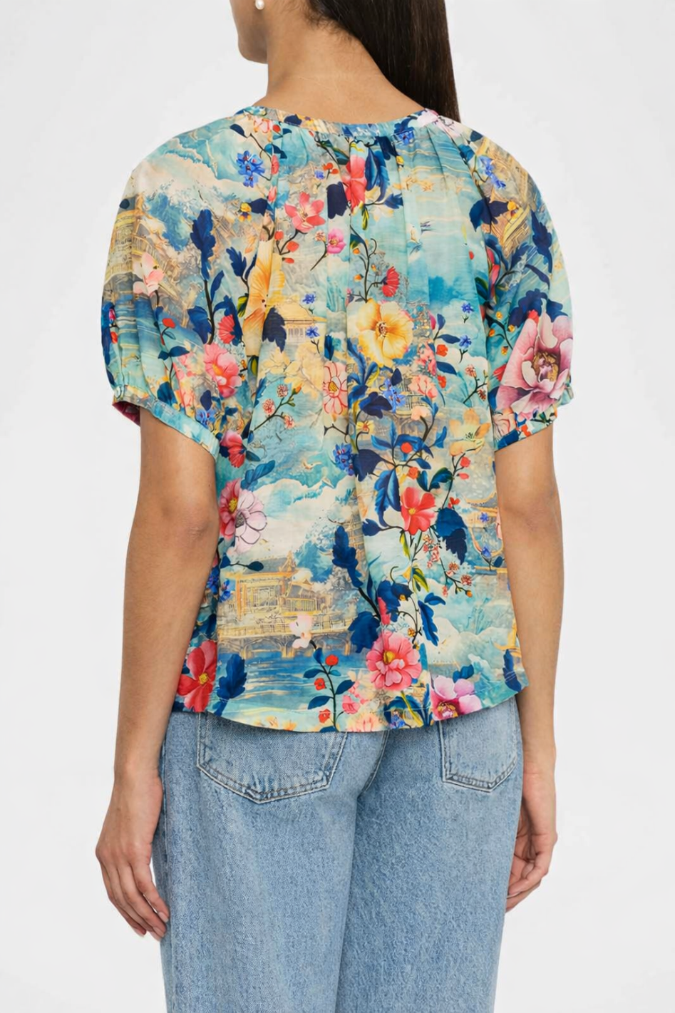 Johnny Was Avah Button Down Shirt