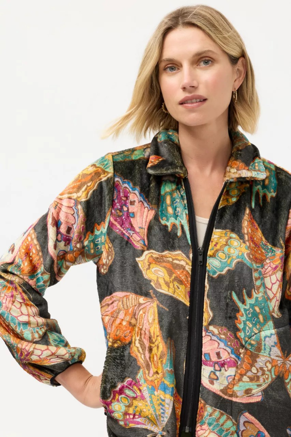 Johnny Was Esther Sherpa Jacket 