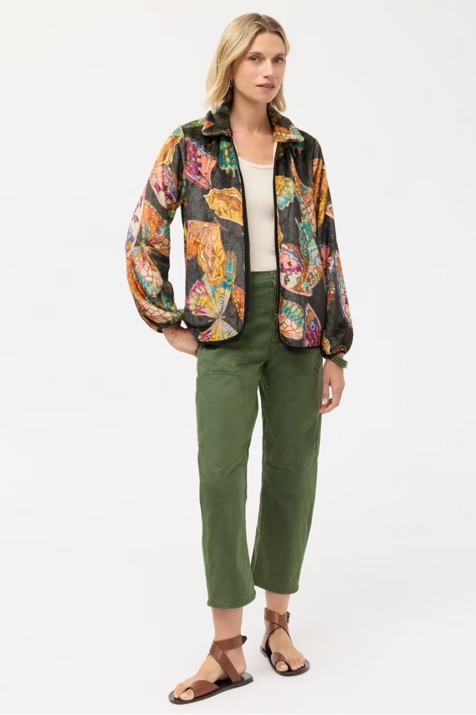 Johnny Was Esther Sherpa Jacket 