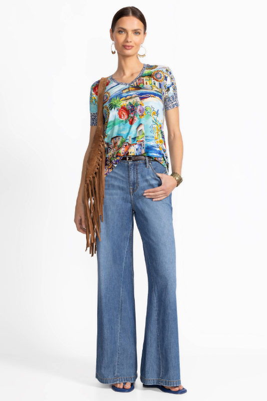 Johnny Was The Janie Favorite Short Sleeve Swing Tee | Christy| T15325-5