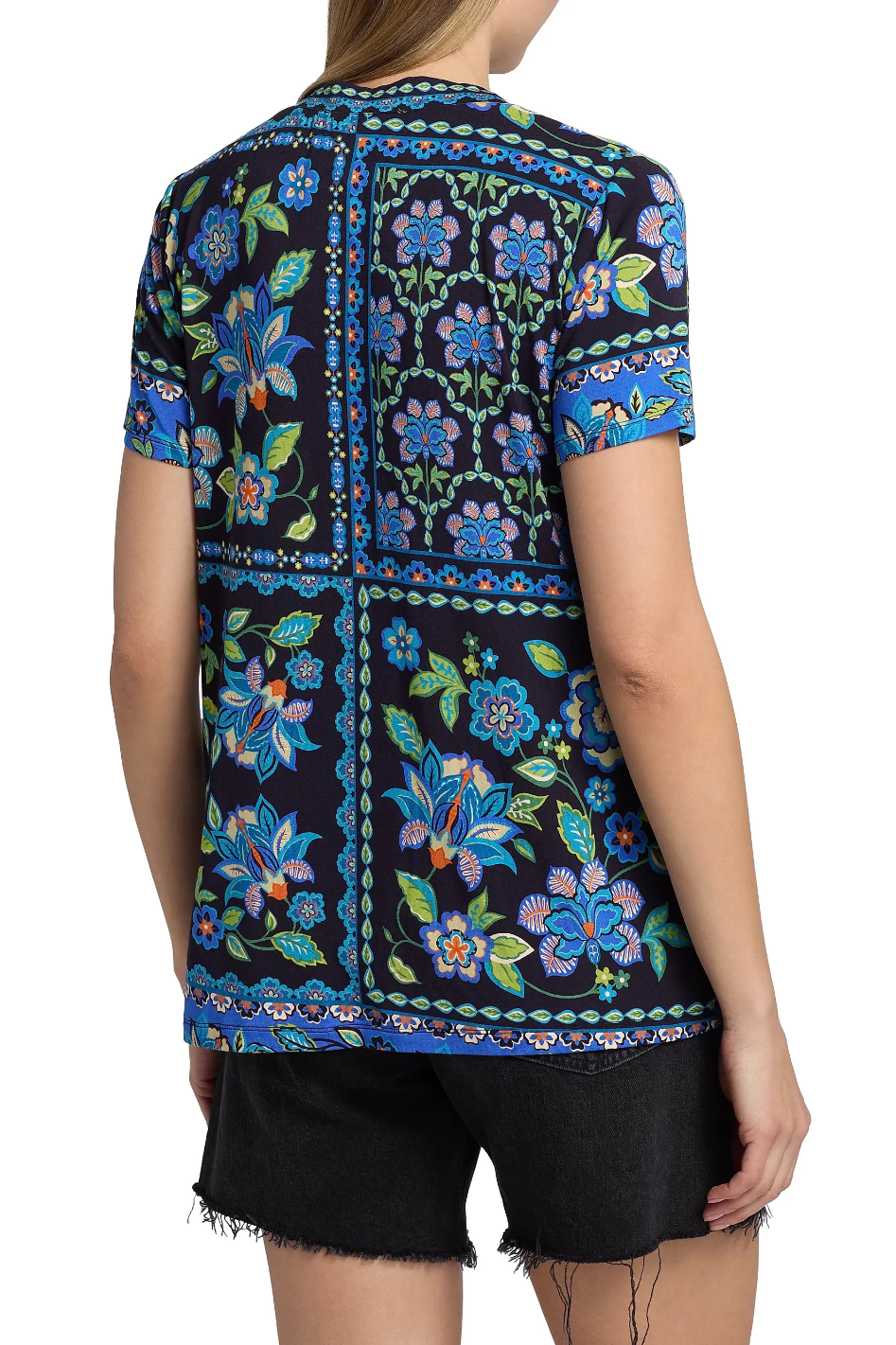 Johnny Was The Janie Favorite Button Neck Tee 