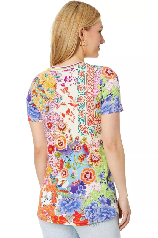 Johnny Was - The Janie Favorite S/S Crew Neck Swing Tee T18924-4