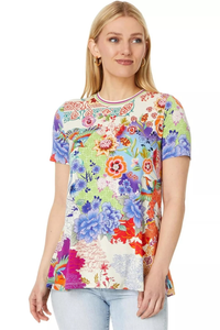 Johnny Was - The Janie Favorite S/S Crew Neck Swing Tee T18924-4