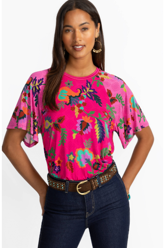 Johnny Was The Janie Favourite Flutter Raglan Sleeve | Verney | T13125-1