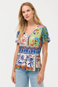 Johnny Was The Janie Favorite Flutter Sleeve Tee | Armeria | T12226-3