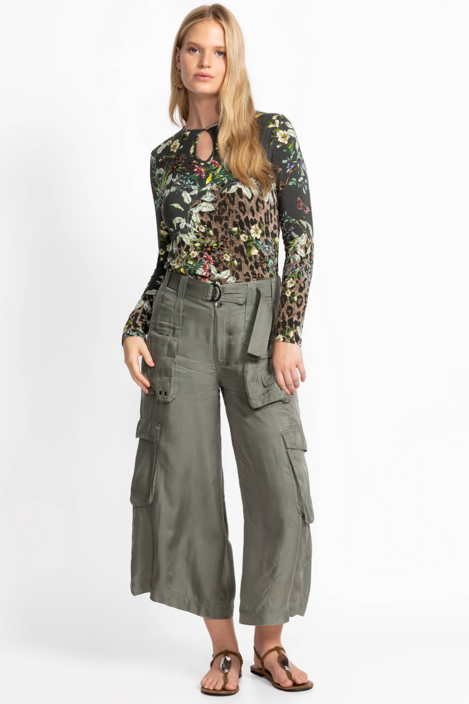 Johnny Was The Janie Favorite Keyhole Top