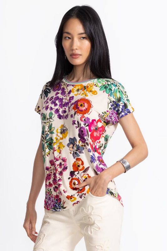Johnny Was The Janie Favorite Relaxed Dolman Sleeve | Evalon Print | T14325-3