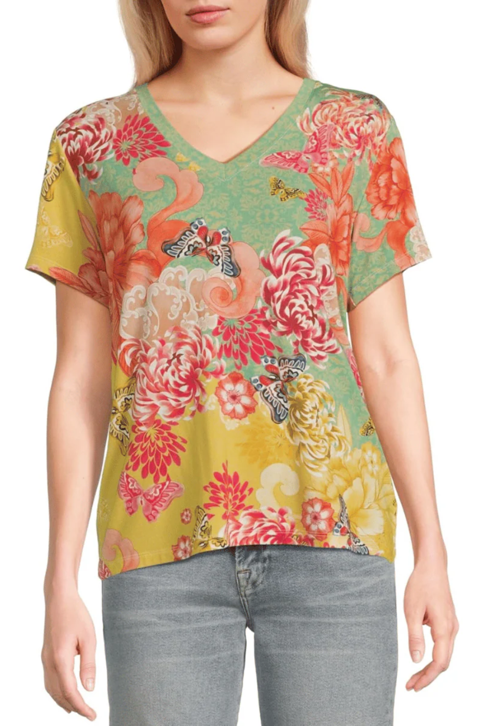 Johnny Was The Janie Favorite Short Sleeve Tee | Charlie | T15025-4