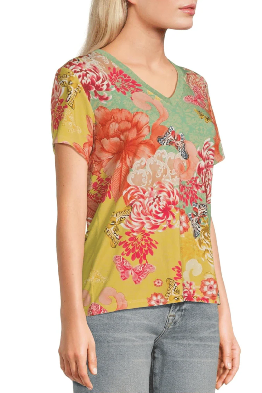 Johnny Was The Janie Favorite Short Sleeve Tee | Charlie | T15025-4