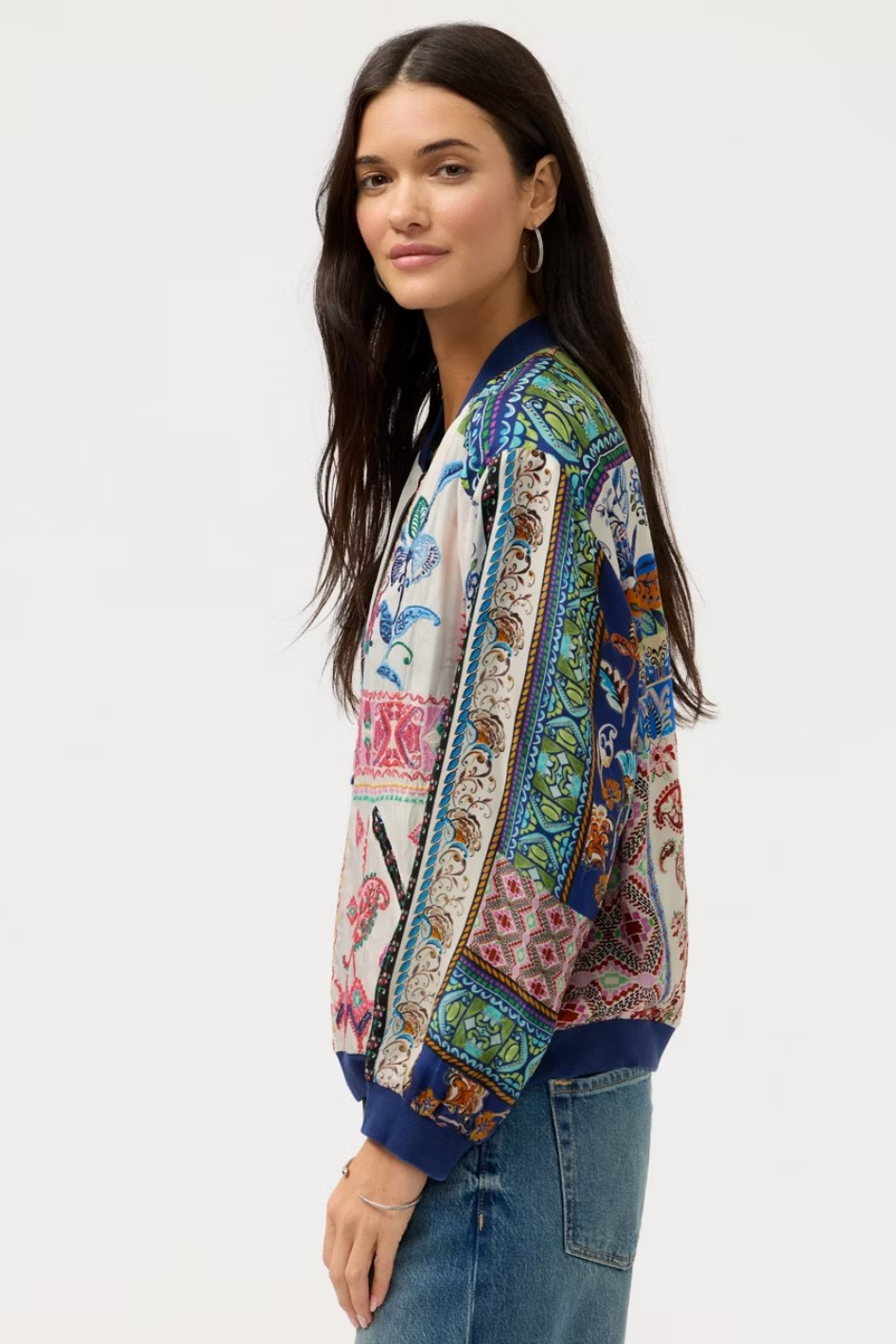 Johnny Was Kim Bomber Jacket 