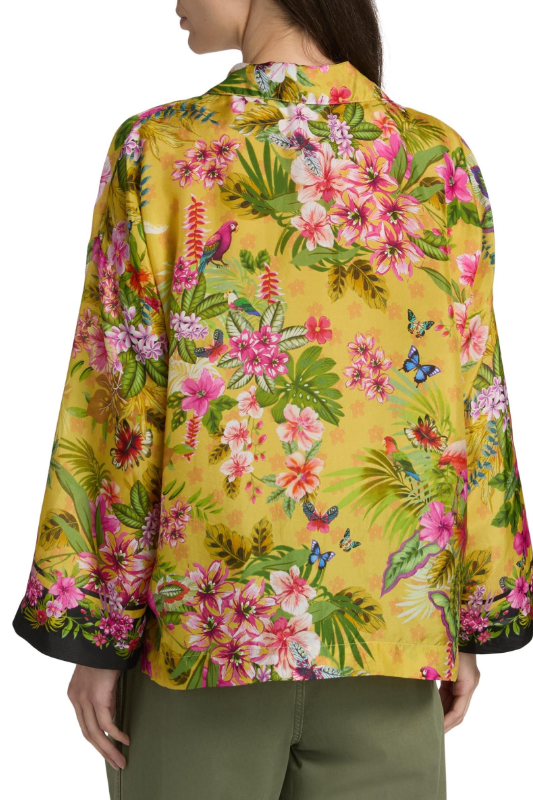 Johnny Was Koa Blouse in Amorina Print