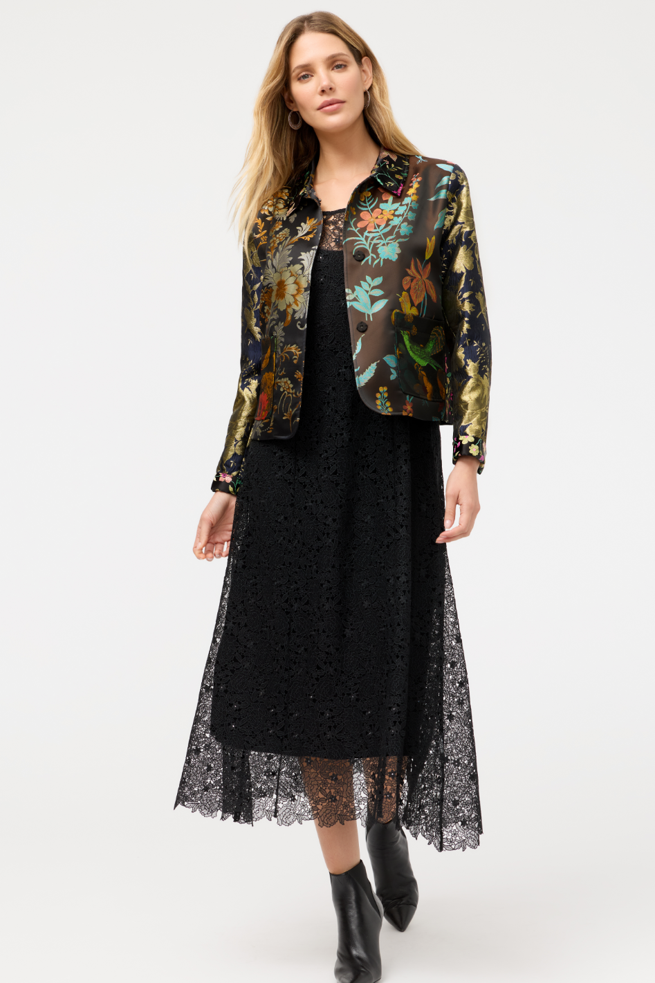 Johnny Was Limited Edition Jacquard Cropped Jacket 