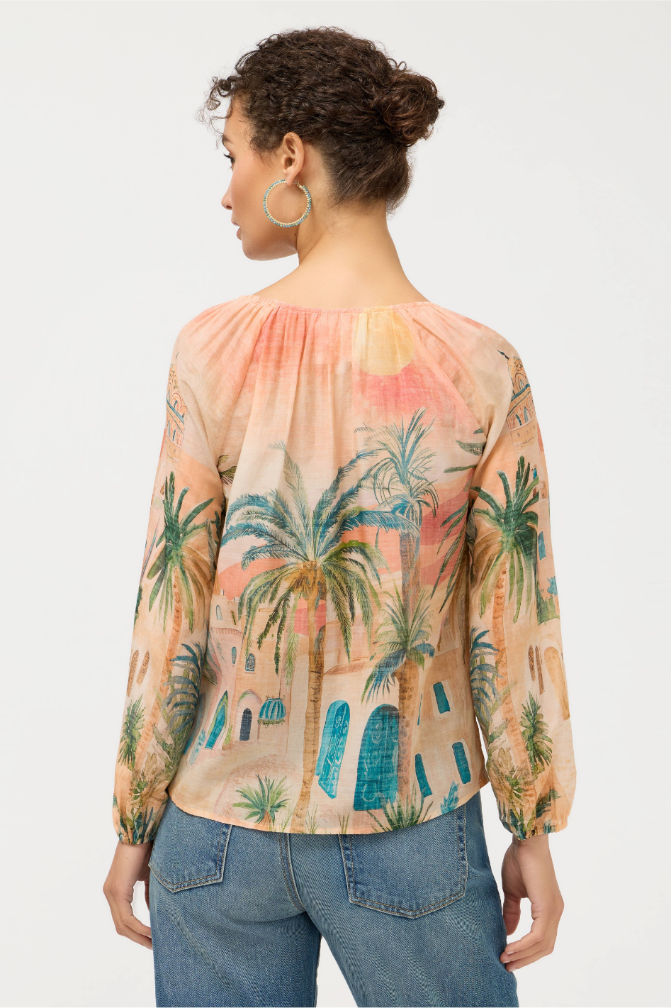 Johnny Was Loubellah Silk Blouse 