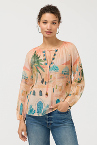 Johnny Was Loubellah Silk Blouse | Sirena | L12226-6