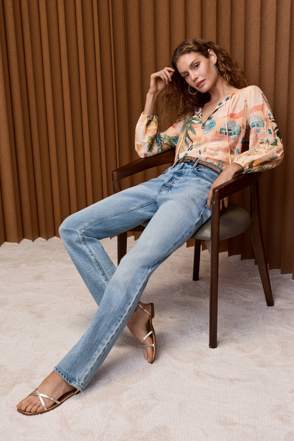 Johnny Was Loubellah Silk Blouse 