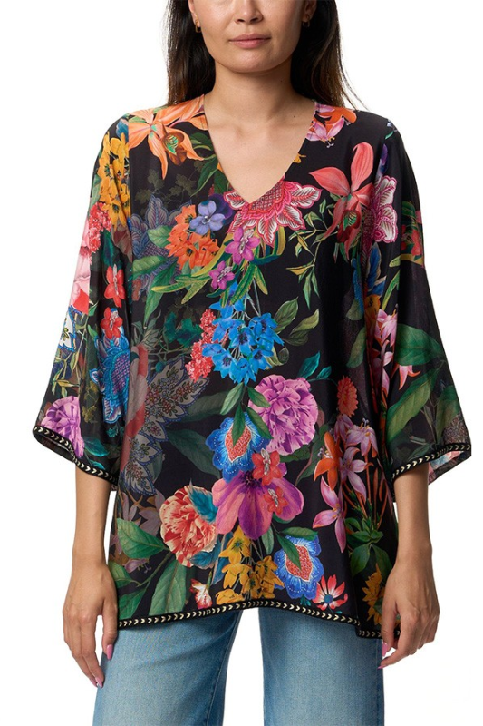 Johnny Was Neon Jungle Blouse (Australian Exclusive) AUC13423-O