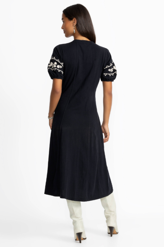 Johnny Was Seamed Knit Dress | Camille | Black | J35325-1