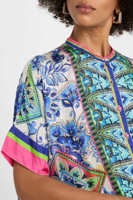 Johnny Was Shiro Buttoned Down Shirt | Elaine | C17525-5