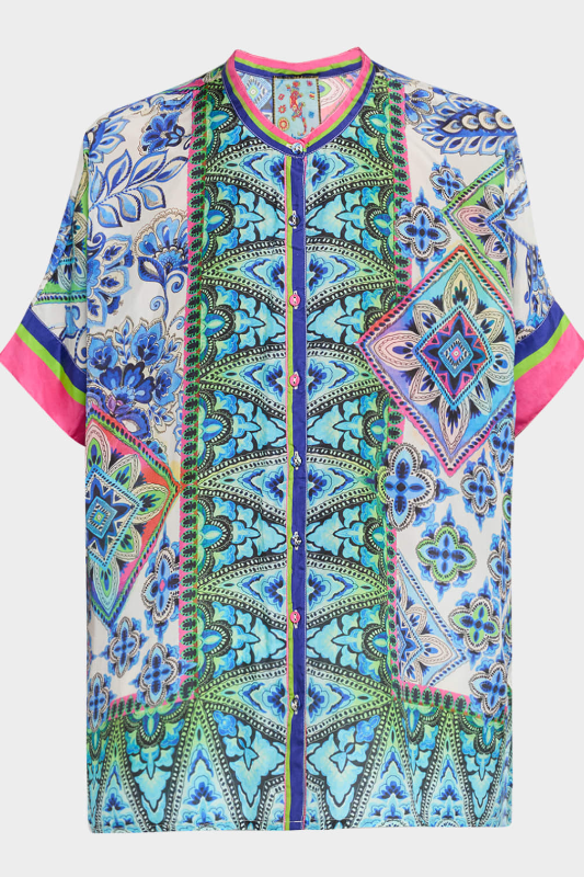 Johnny Was Shiro Buttoned Down Shirt | Elaine | C17525-5