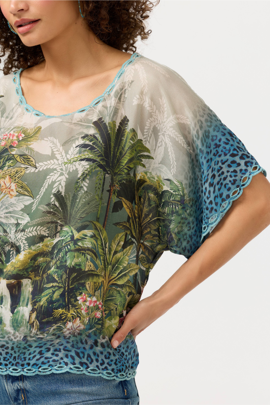 Johnny Was Tawni Silk Blouse