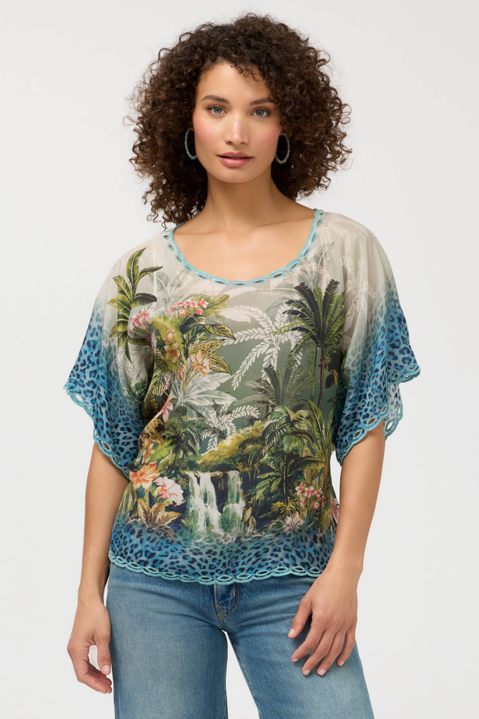 Johnny Was Tawni Silk Blouse