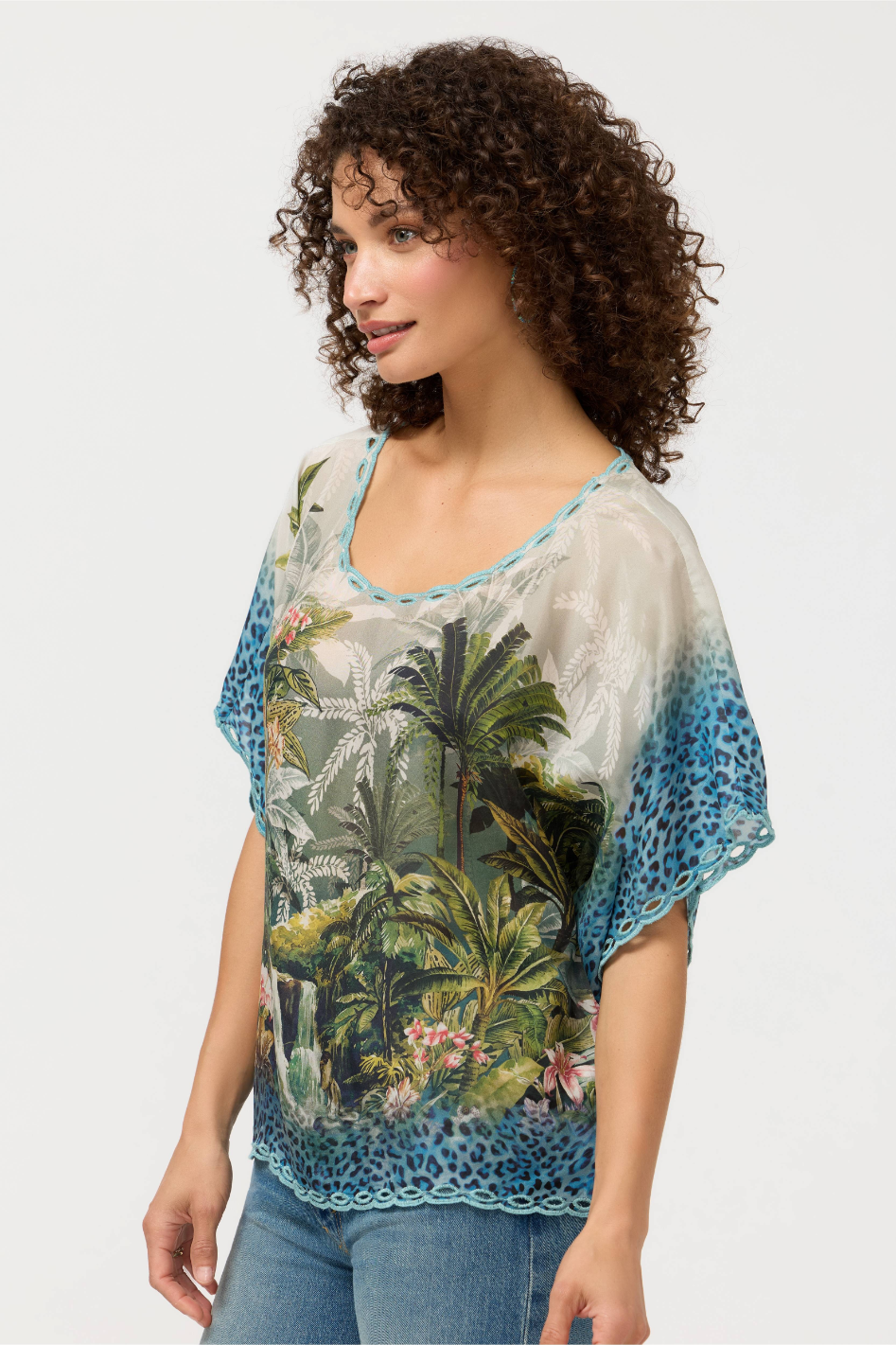 Johnny Was Tawni Silk Blouse