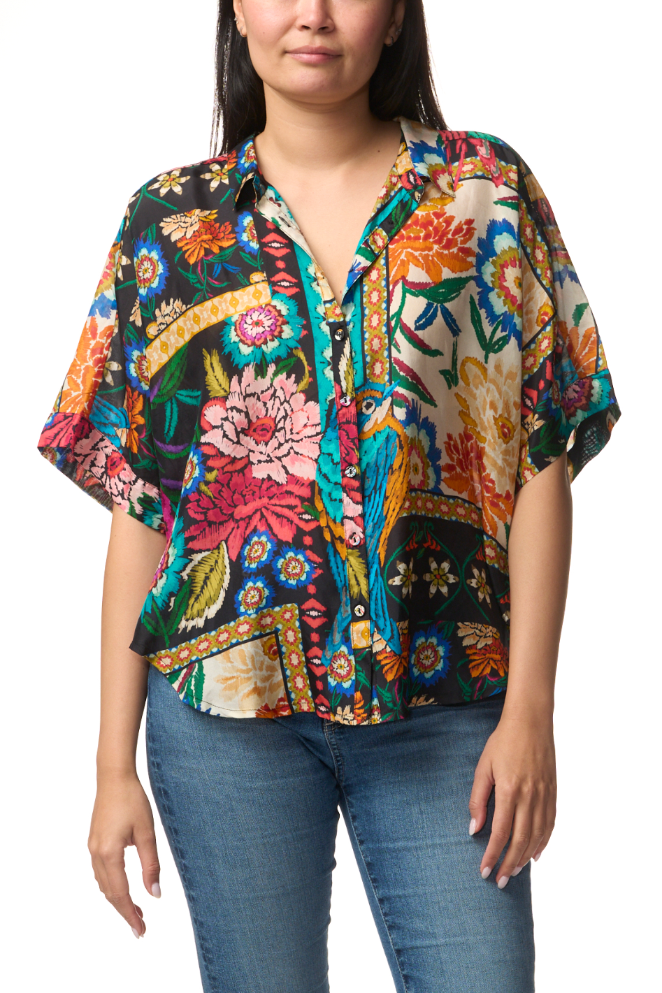 Johnny Was The Audrey Short Sleeve Shirt | Eirene | AUC17325-9