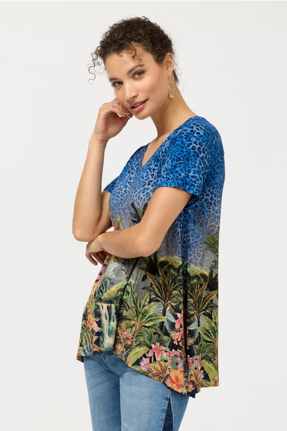 Johnny Was The Janie Favorite Drape Tee