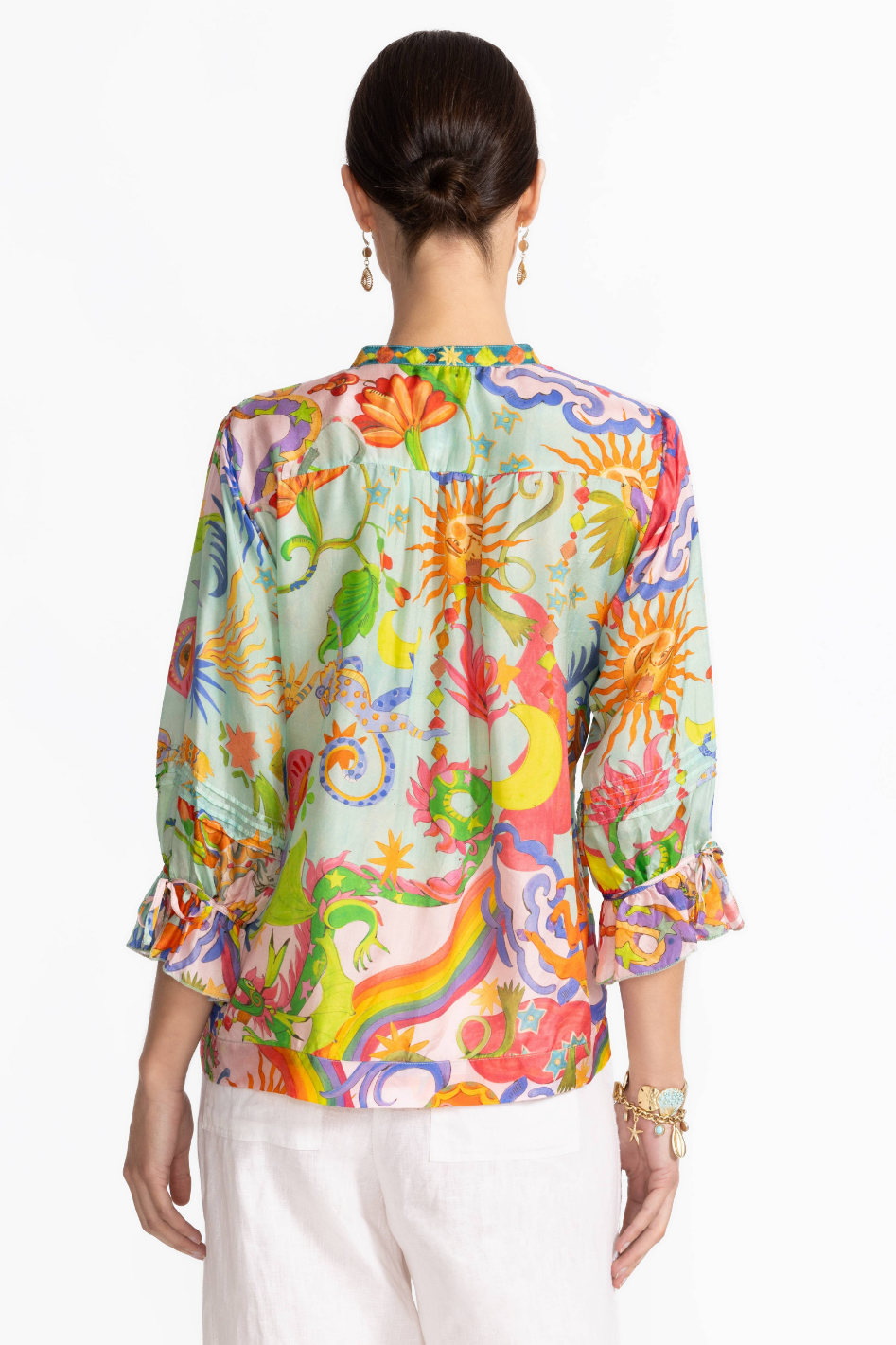 Johnny Was Vacanza Blouse